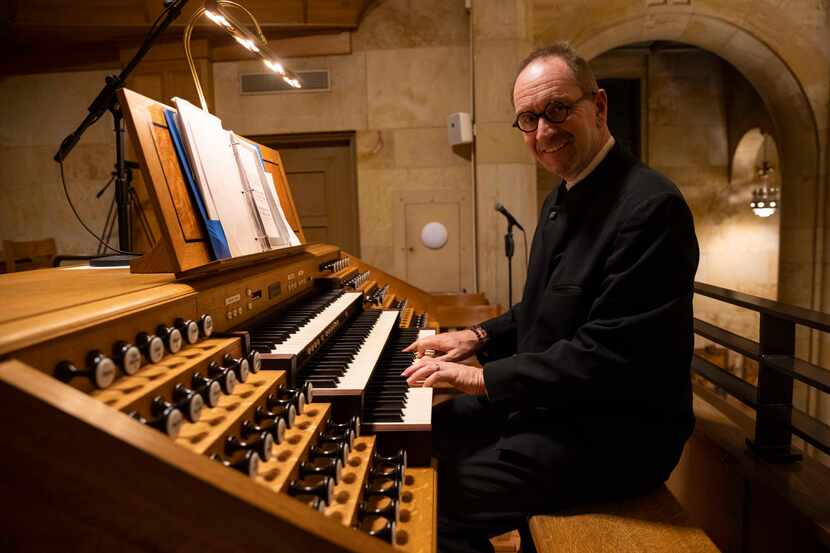 Jeremy Filsell, organist and director of music at St. Thomas Church, Fifth Avenue, New York,...
