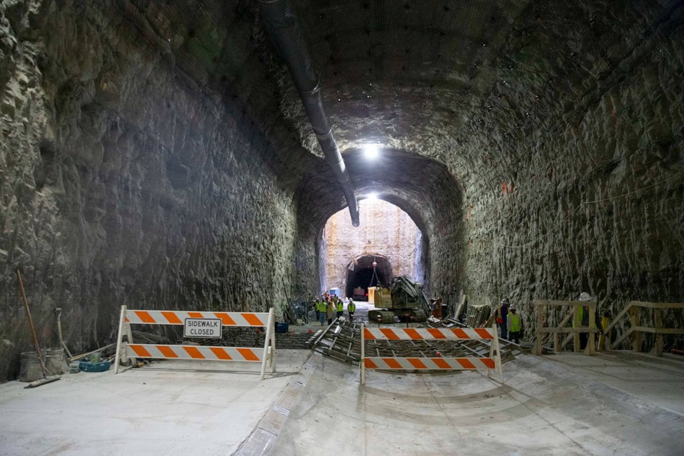 The Mill Creek Drainage Relief Tunnel in Dallas on Thursday, June 13, 2019. Once completed,...