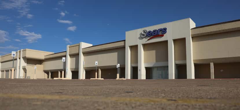 The old Sears building at Town East Mall is shown on March 7 off I-635 in Mesquite, Texas. A...