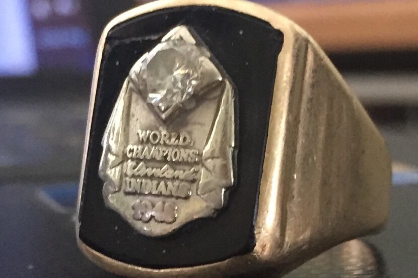 This World Series ring was given to Rodger Jones' father when he was a sports writer.