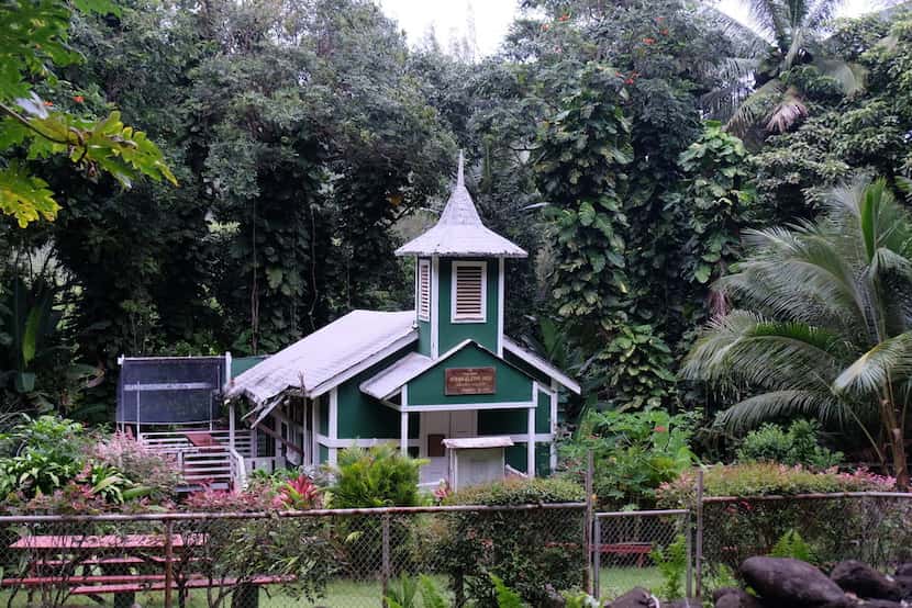 This tiny church can be found in the Halawa Valley of Molokai. It was once a thriving...