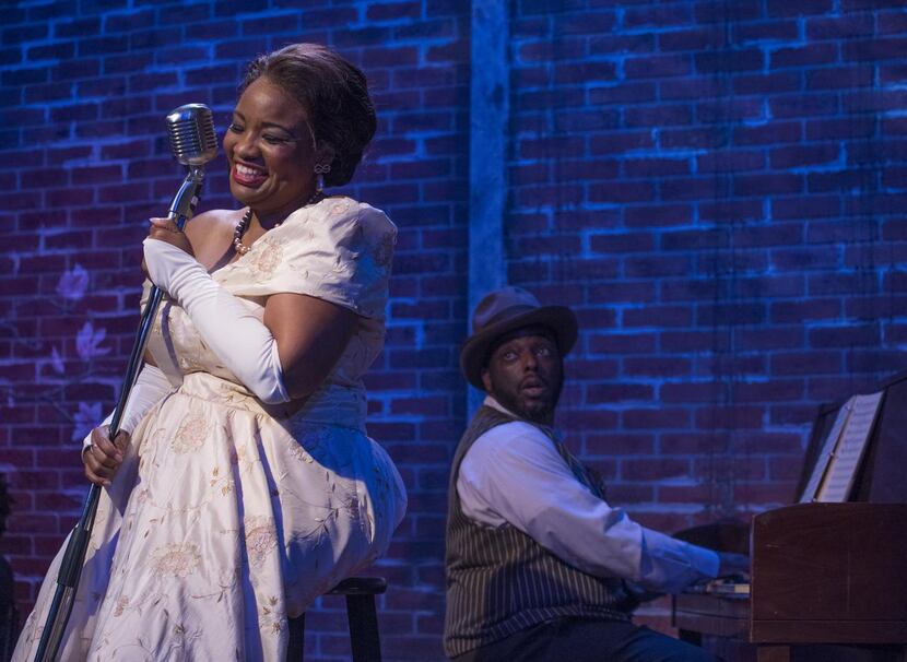 
In Jubilee Theatre’s Lady Day at Emerson’s Bar & Grill, Denise Lee channeled Billie Holiday...