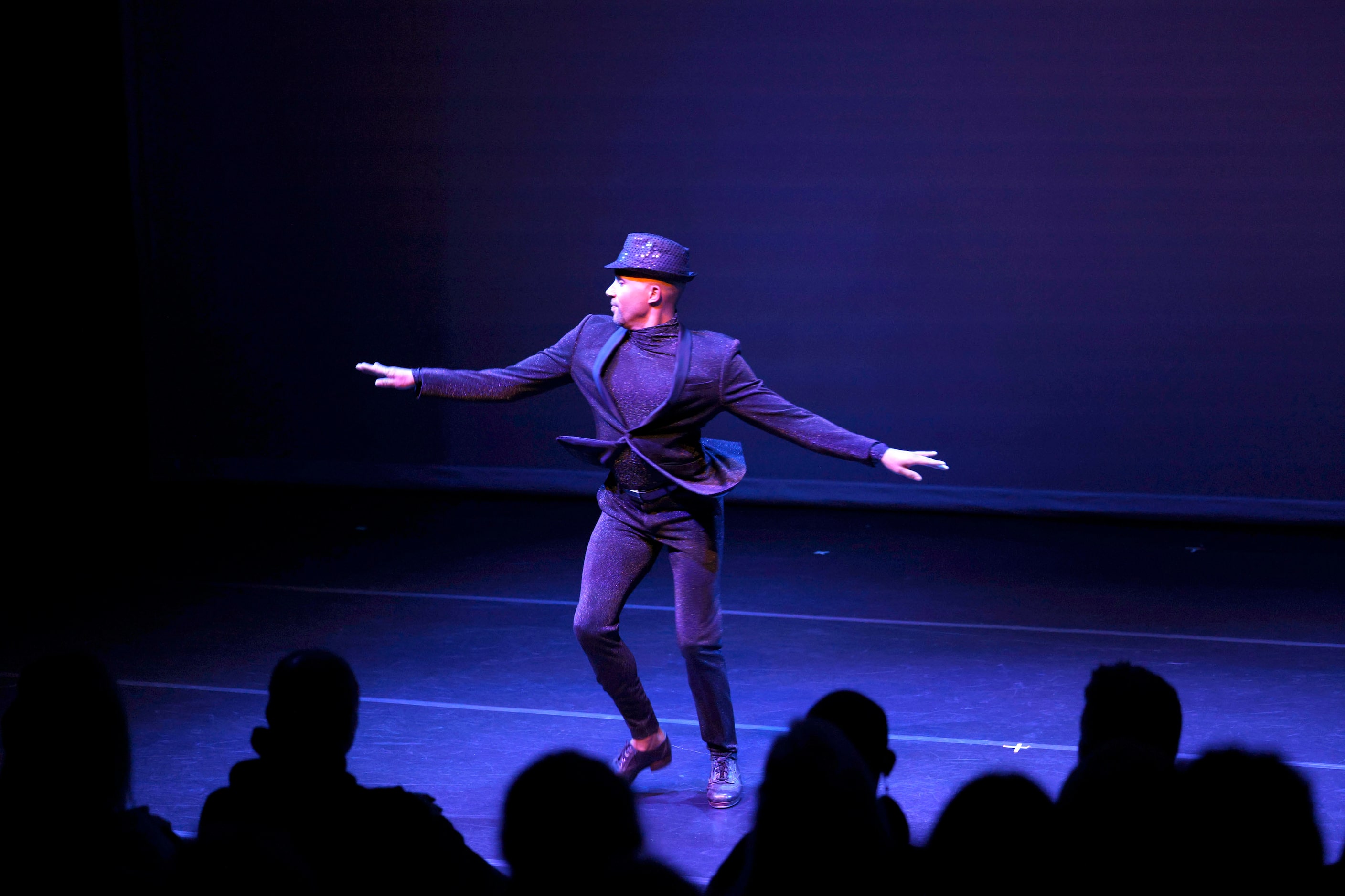 Former Dallas Black Dance Theatre dancer Sean J. Smith  performs “ Throwback,” choreographed...