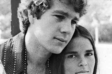 Ryan O'Neal and Ali MacGraw in 1970's 'Love Story.' Photograph: The Dallas Morning News...