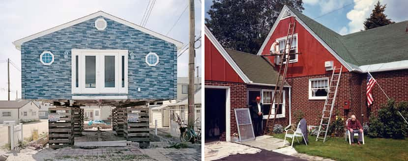 (LEFT) Ira Wagner, Ocean Beach VII, 2012; (RIGHT) David Graham, Near Niagara Falls, NewYork,...