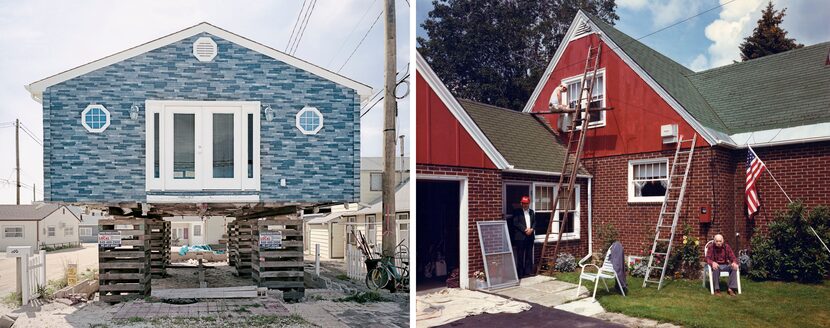 (LEFT) Ira Wagner, Ocean Beach VII, 2012; (RIGHT) David Graham, Near Niagara Falls, NewYork,...