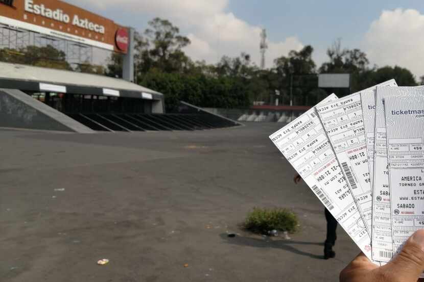En el Estadio Azteca se anunció que ya no quedan boletos para el Clásico entre America y...