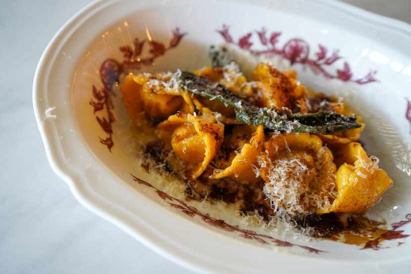 Ravioli del giorno is one of the menu items at Vino that is not available at neighboring...