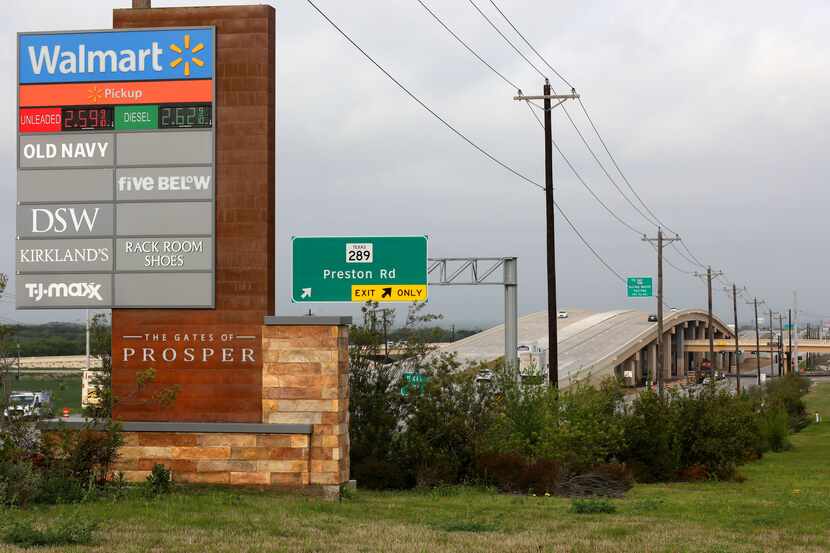 The first phase of the Gates of Prosper shopping center was built at the northeast corner of...