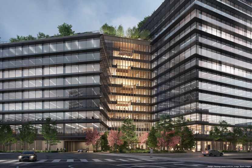 Goldman Sachs plans to house almost 5,000 workers in a new three-building office campus just...
