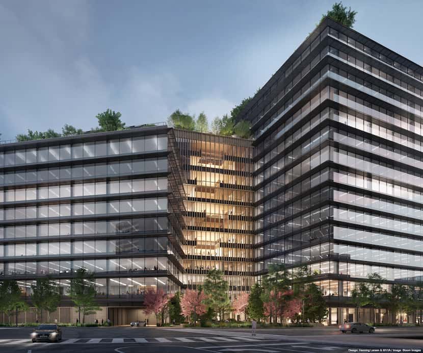 Goldman Sachs plans to house almost 5,000 workers in a new 3-building office campus just...