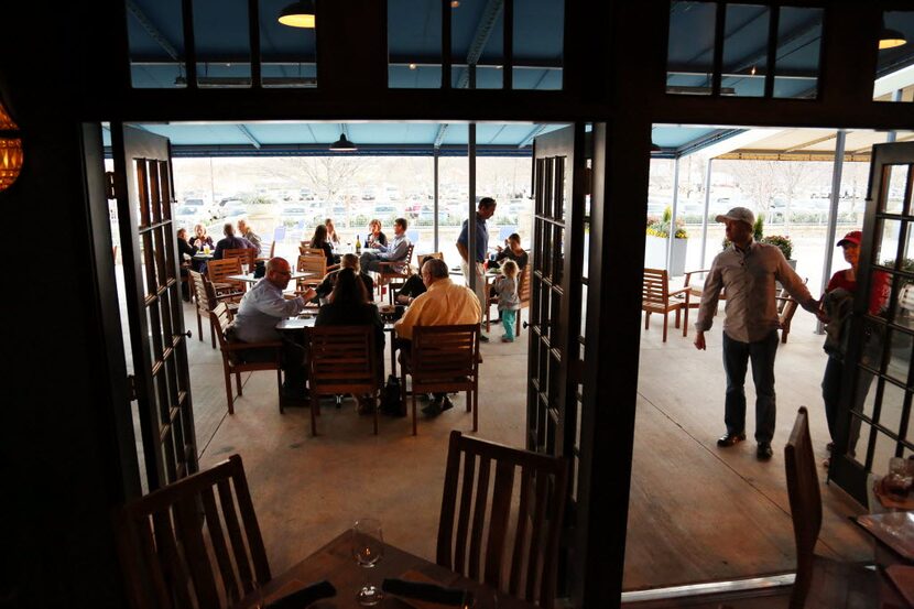 Resto Gastro Bistro in Trinity Groves has a dog-friendly patio. 