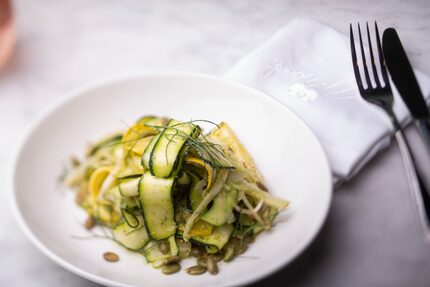 Gemelle's shaved zucchini salad 