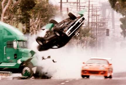 A scene from "The Fast and The Furious." The mid-90s Toyota Supra is among the cars...