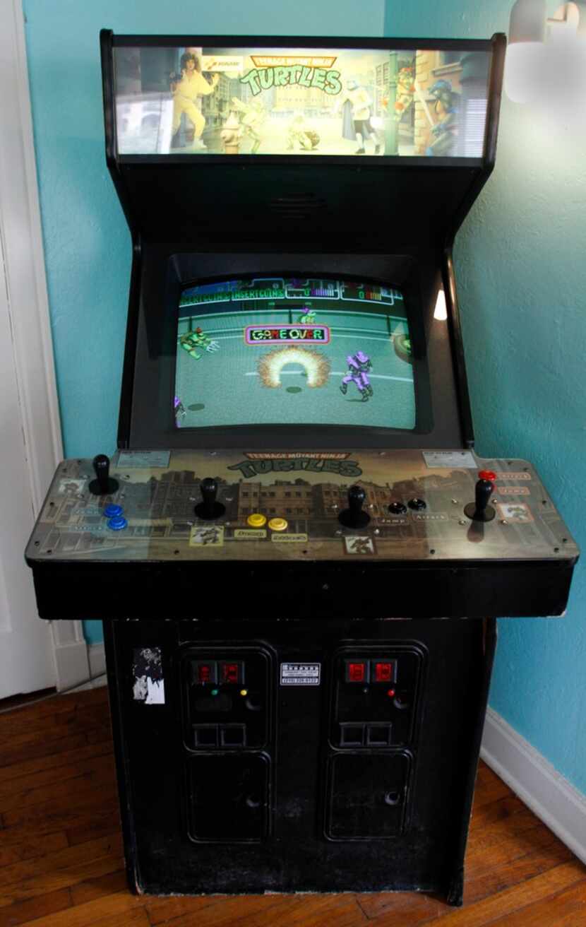 The Teenage Mutant Ninja Turtles arcade game in The McFly.  