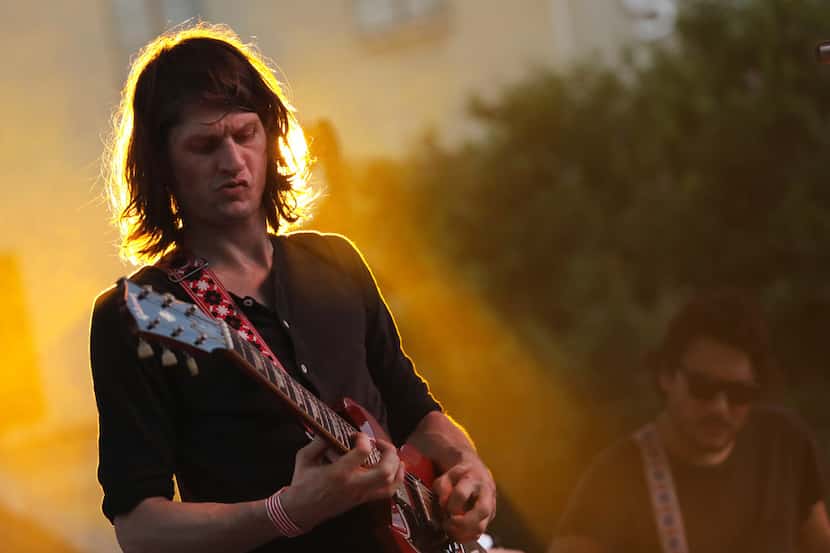 Guitar player Christian Bland of the Black Angels performs during the Homegrown Music & Arts...