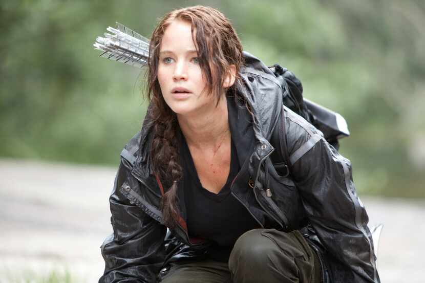 Jennifer Lawrence stars as Katniss Everdeen in "The Hunger Games."