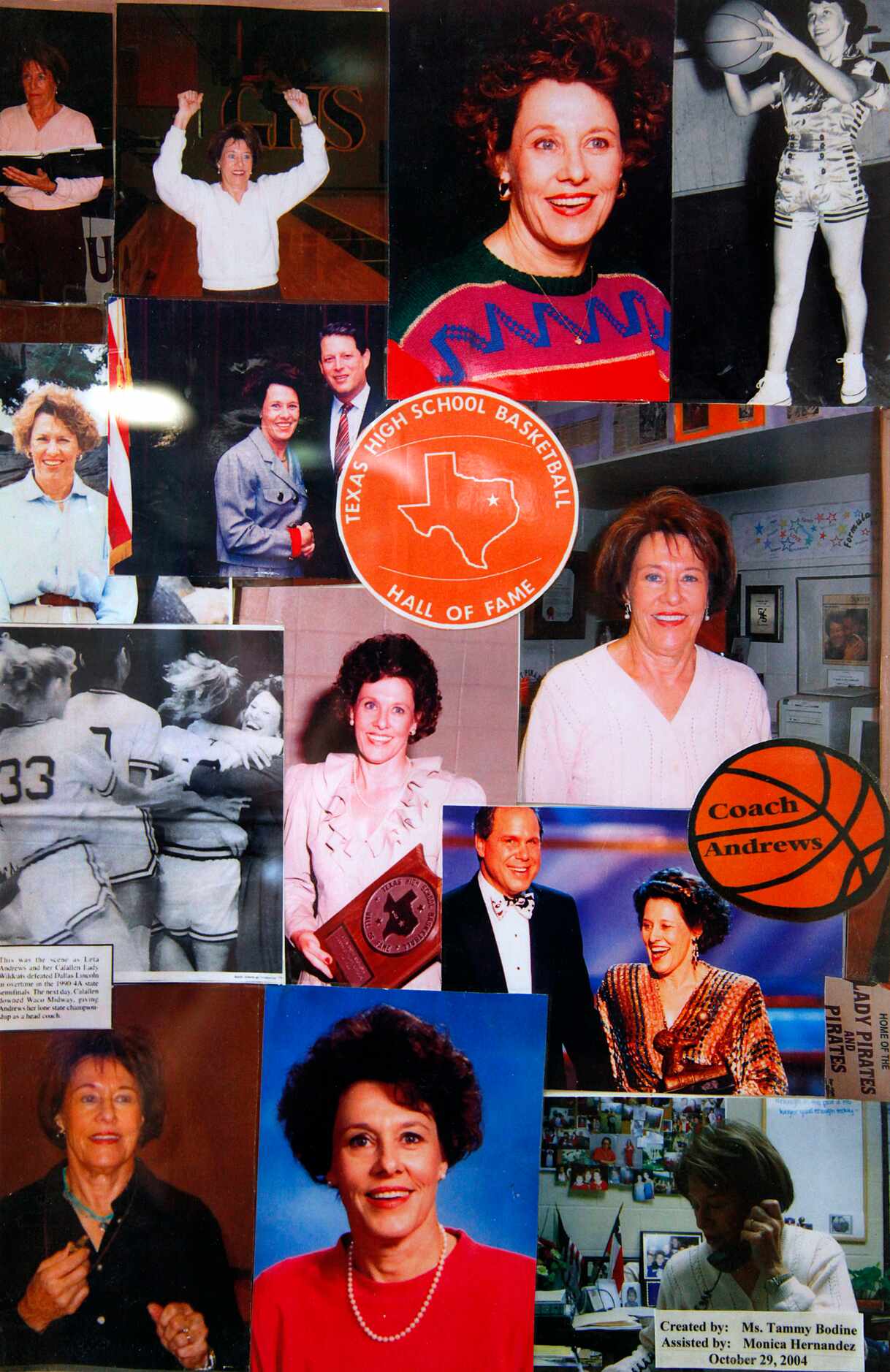 Legendary Granbury coach Leta Andrews,  the winningest high school girls basketball coach in...