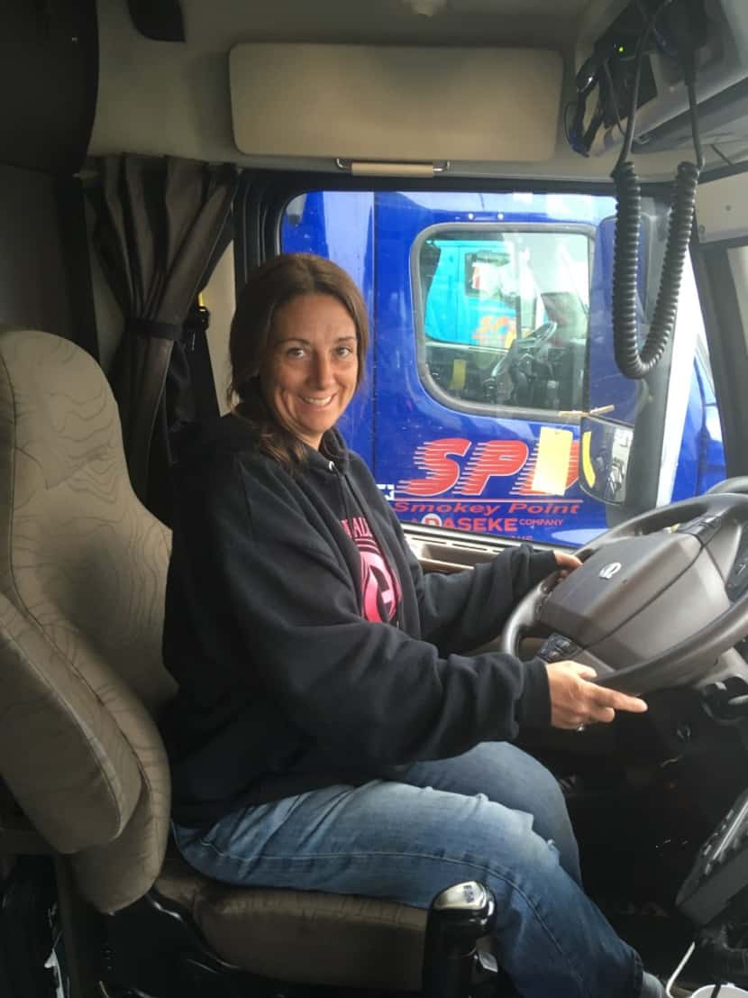 Melody Poe has been driving for Daseke's Smokey Point Distributing in Arlington, Wash., for...
