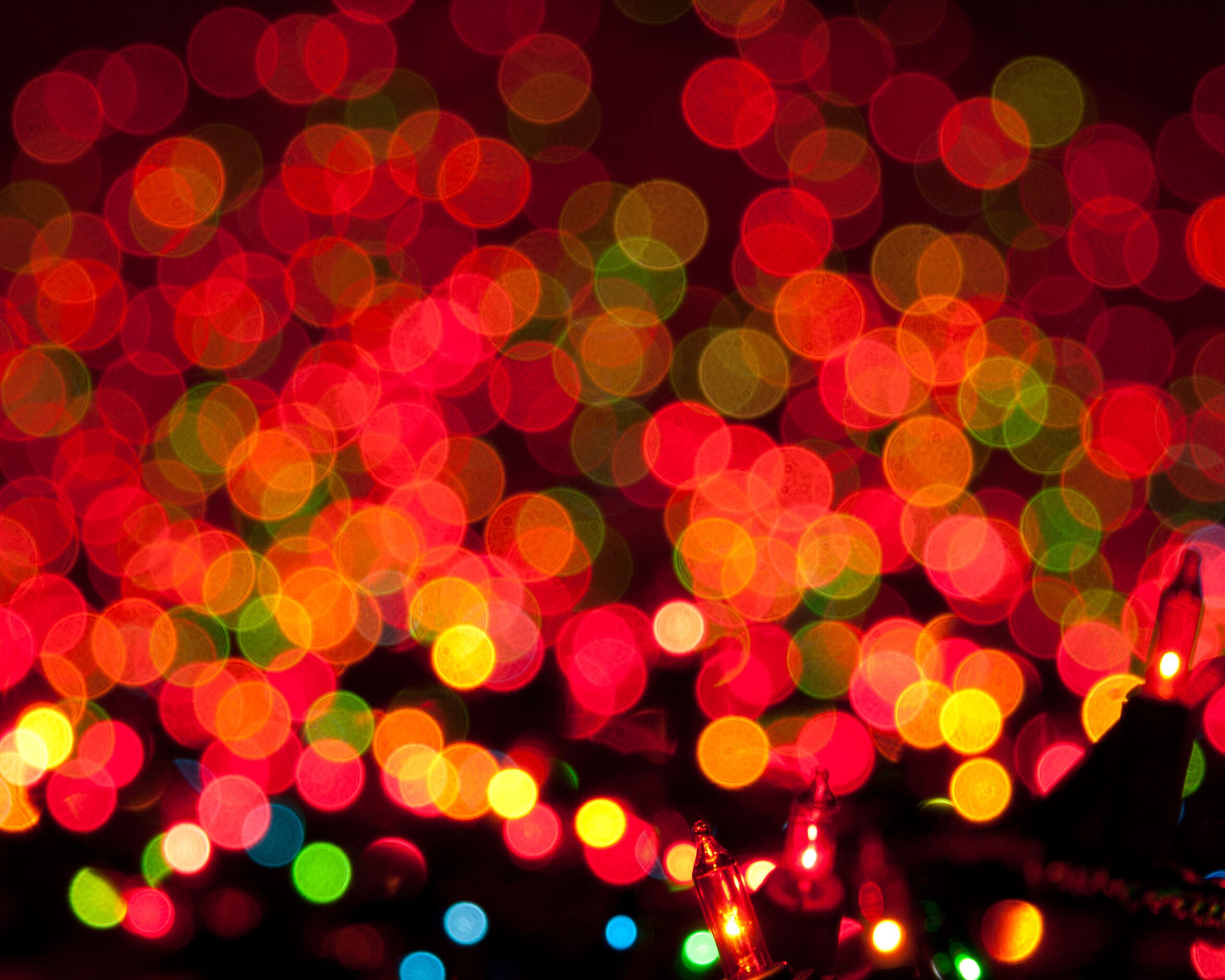 "Lights" by Perry Coldwell shows  a different look at Holiday lights.