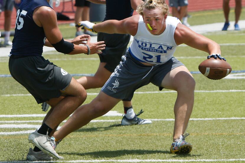 Nolan Catholic won the TAPPS 7-on-7 championship game last weekend and will participate in...