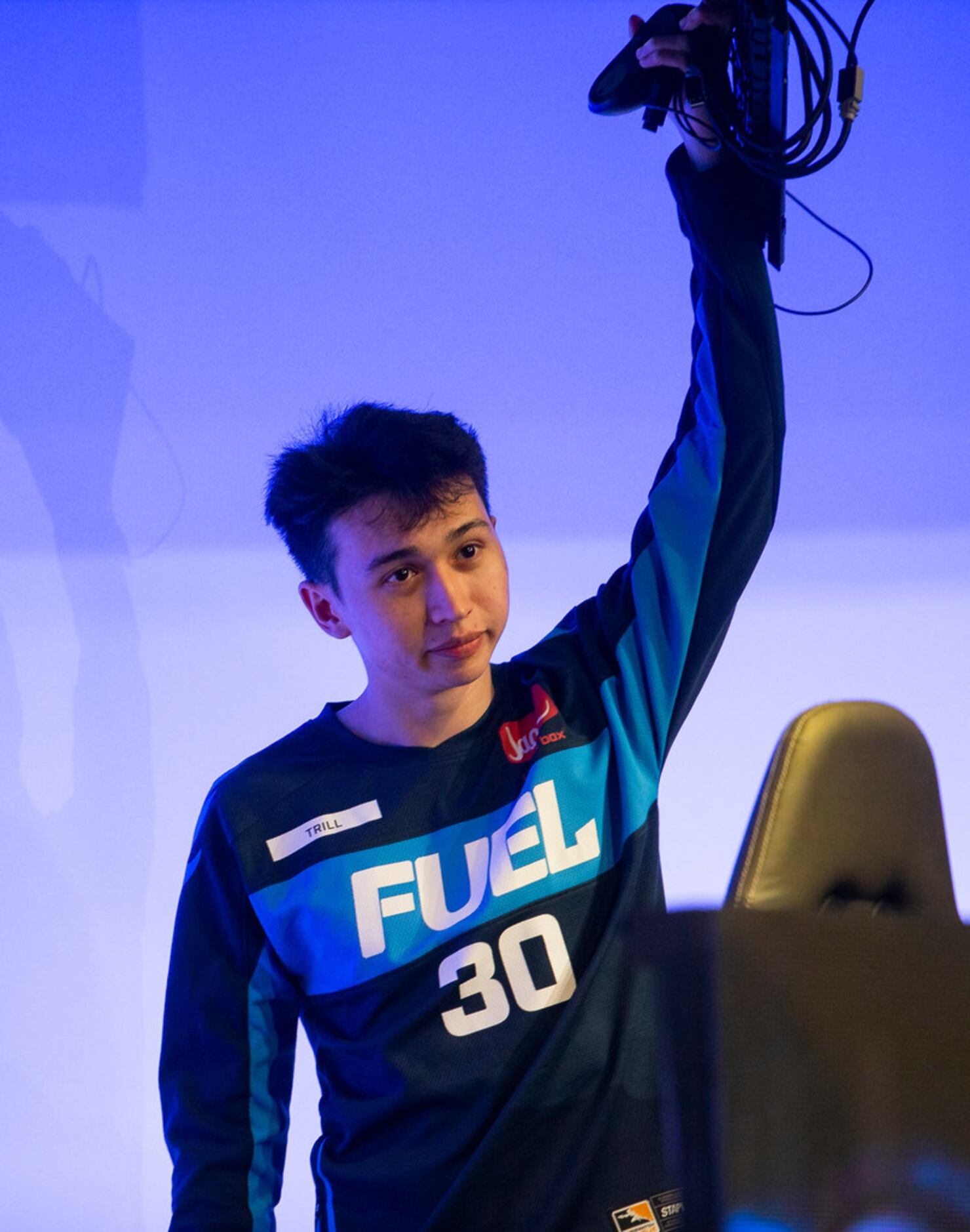 Ash 'Trill' Powell of the Dallas Fuel The Dallas Fuel plays against the San Francisco Shock...
