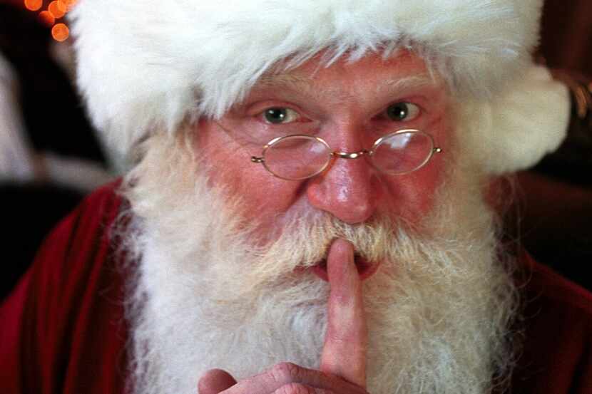 Professional Santa Claus Dale Kilpatrick. Mr. Kilpatrick's business is called 'Santa for Hire.'