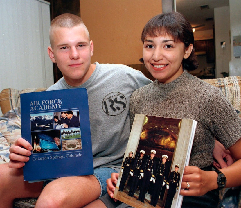 David Graham and then-fiance Diane Zamora posed for a news photographer for a story about...