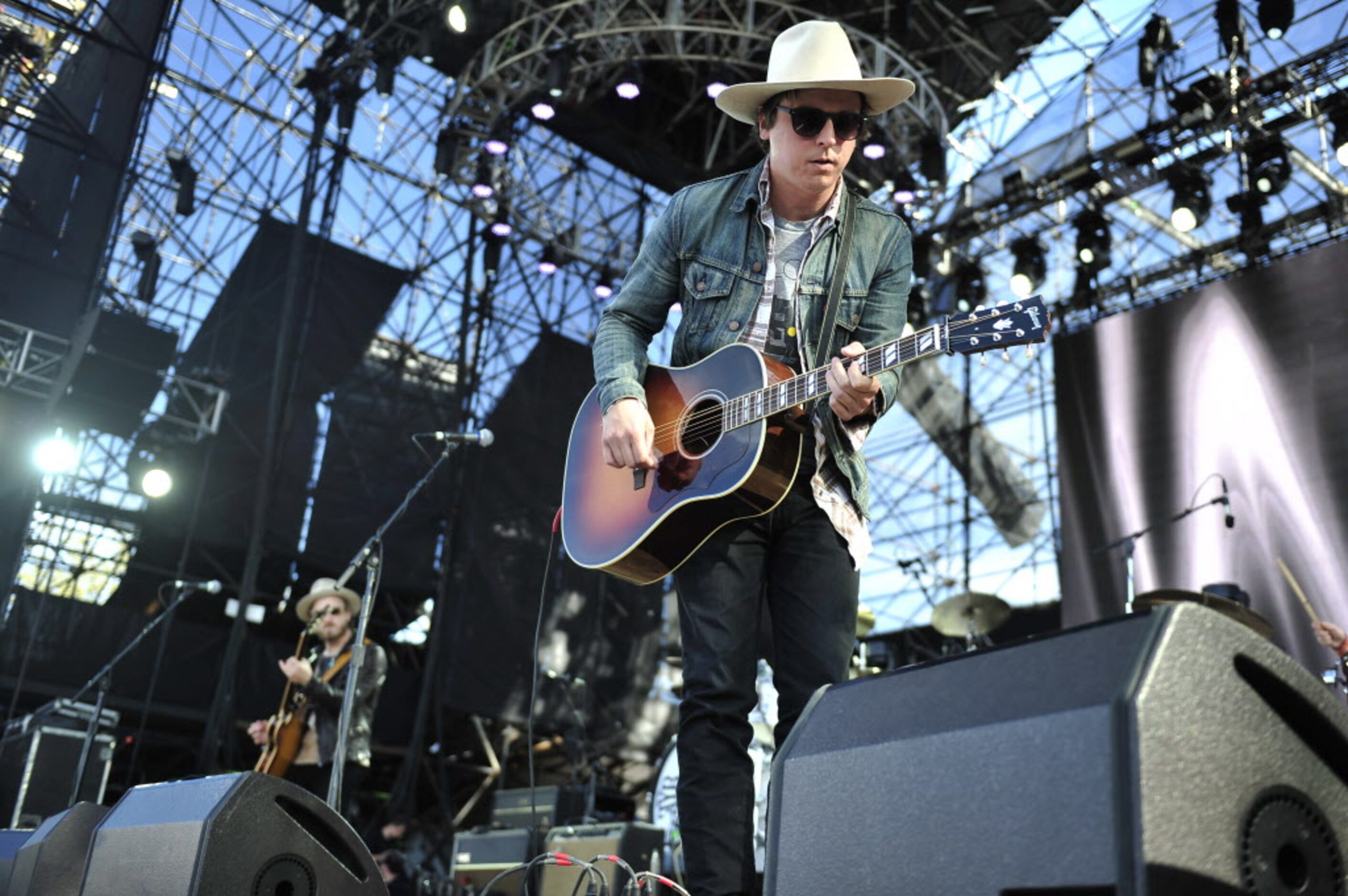 Ricky Young of The Wild Feathers performs onstage at the 2014 NCAA March Madness Music...