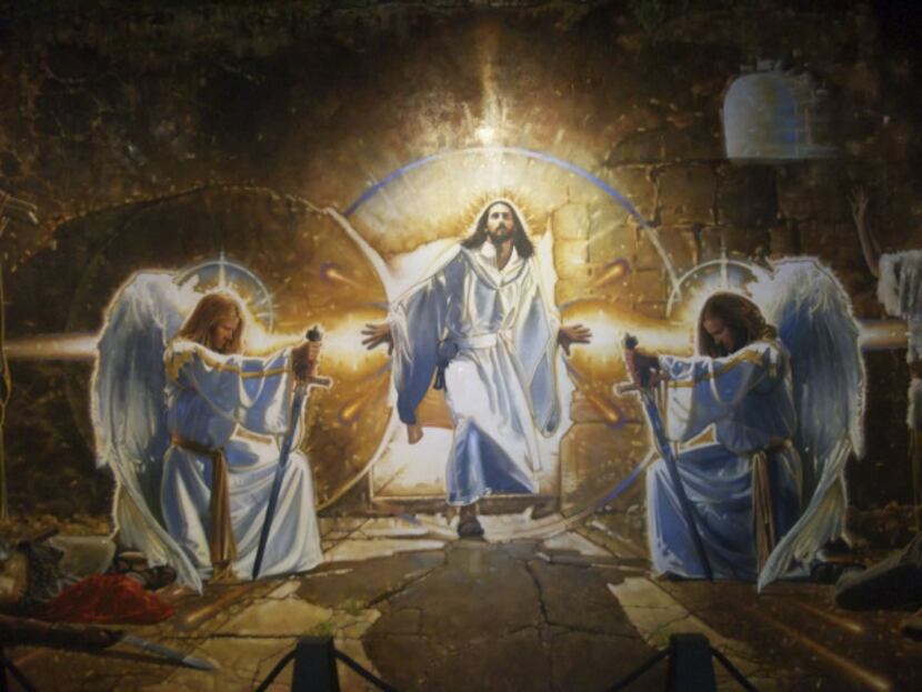 "The Resurrection" mural by Ron DiCianni, oil on canvas, on display at the Museum of...
