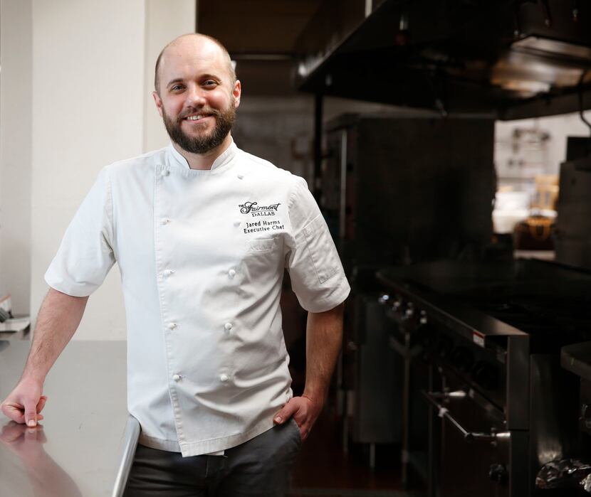 Executive Chef Jared Harms in the kosher kitchen at the Fairmont Dallas hotel.