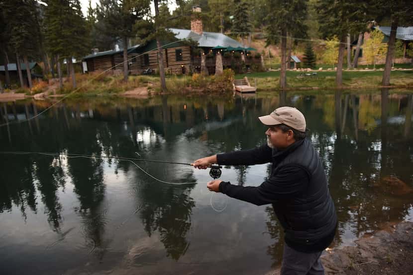 The Ranch at Emerald Valley has lakes stocked with trout for fly fishing.  