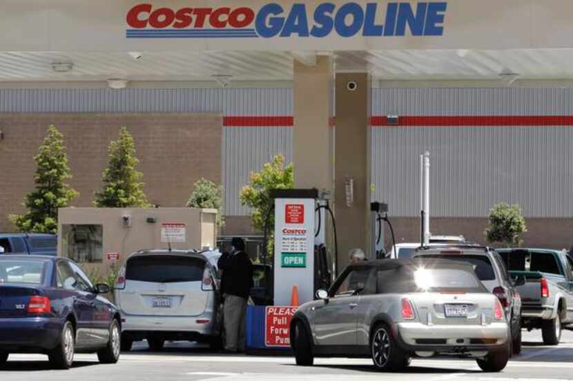 The Costco sign meant two things to our road-trippers: a deal on gasoline and healthy meals...
