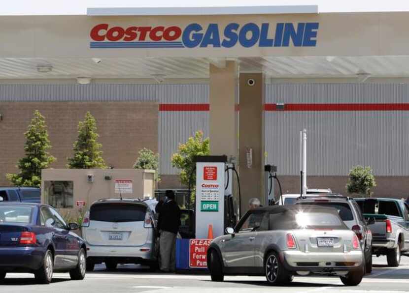 The Costco sign meant two things to our road-trippers: a deal on gasoline and healthy meals...