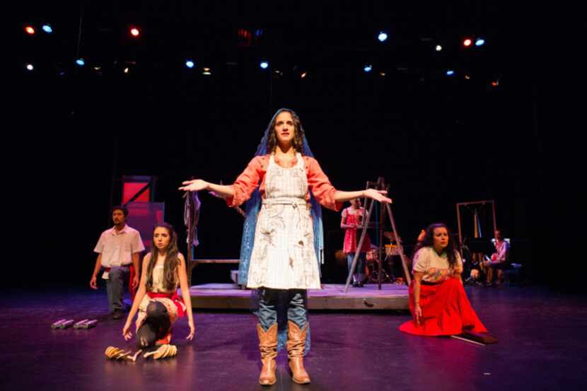 Cara Mia Theatre Company performs "Milagritos" at the Latino Cultural Center in Dallas on...