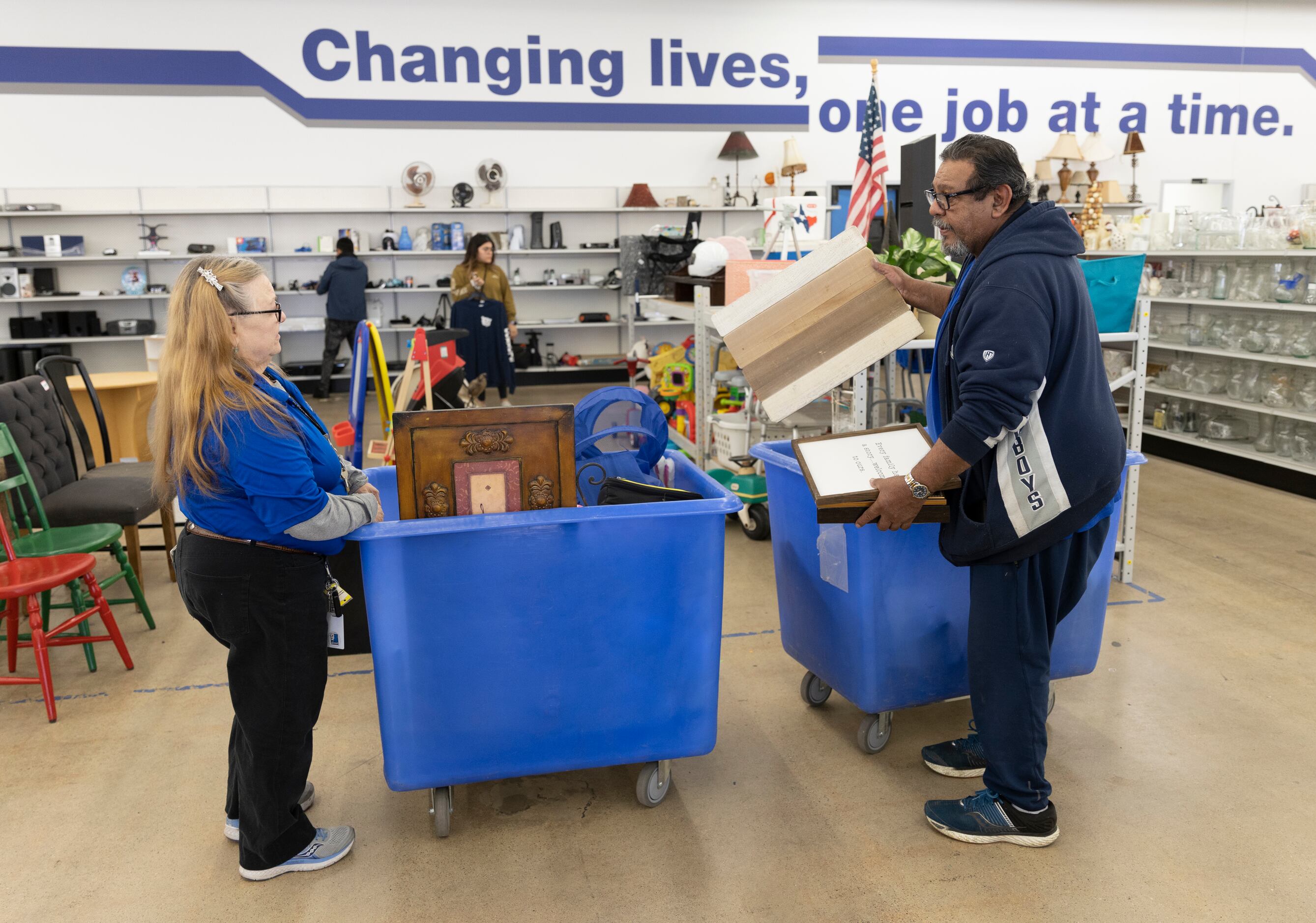 Dallas-area Goodwill stores remodel for the hot thrift market with a Neiman  Marcus alum as CEO