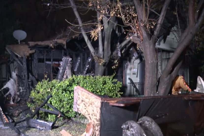 A home in South Dallas was heavily damaged by fire Tuesday morning, and one person was...
