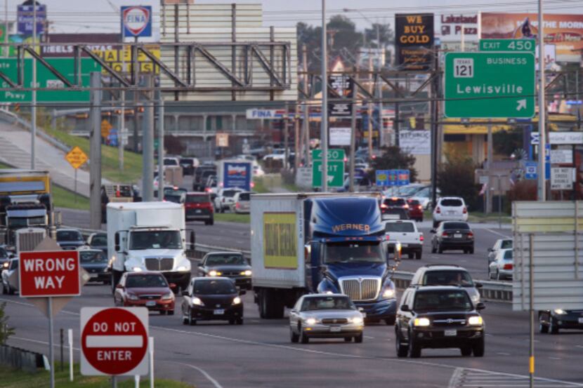 Plans to widen I-35 in Lewisville will put some billboards in the right-of-way needed to...