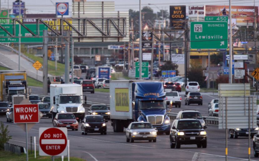 Plans to widen I-35 in Lewisville will put some billboards in the right-of-way needed to...