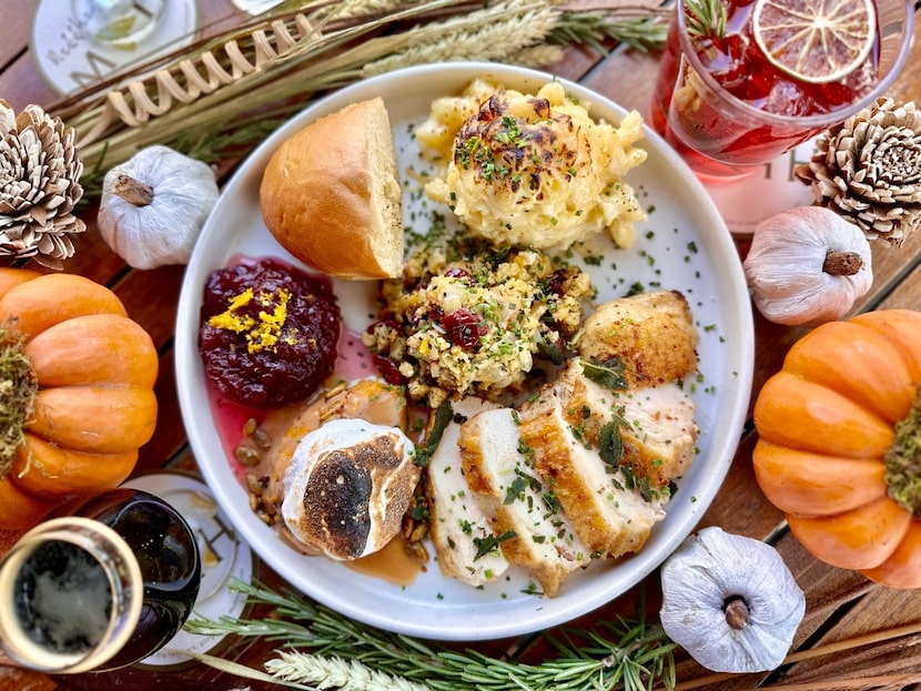 Meddlesome Moth will serve a Thanksgiving plate with roast turkey, cornbread dressing,...