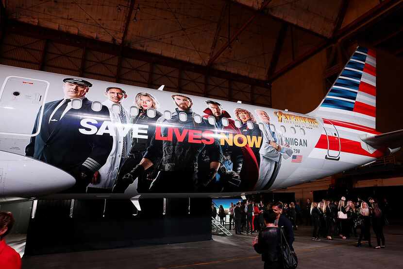 LOS ANGELES, CA - APRIL 23: American Airlines, Stand Up To Cancer, and Marvel Studios'...