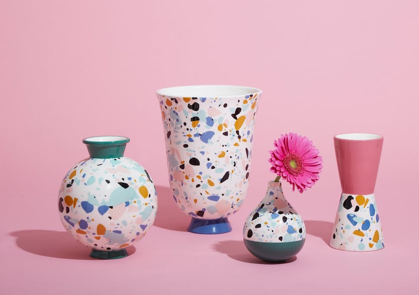 The terrazzo vases in Jonathan Adler's new collection for Amazon, Now House, are $28 to $88.