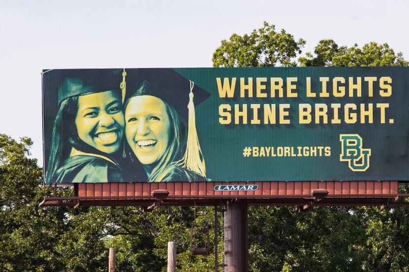 One of the billboards that lines I-35 in Waco.