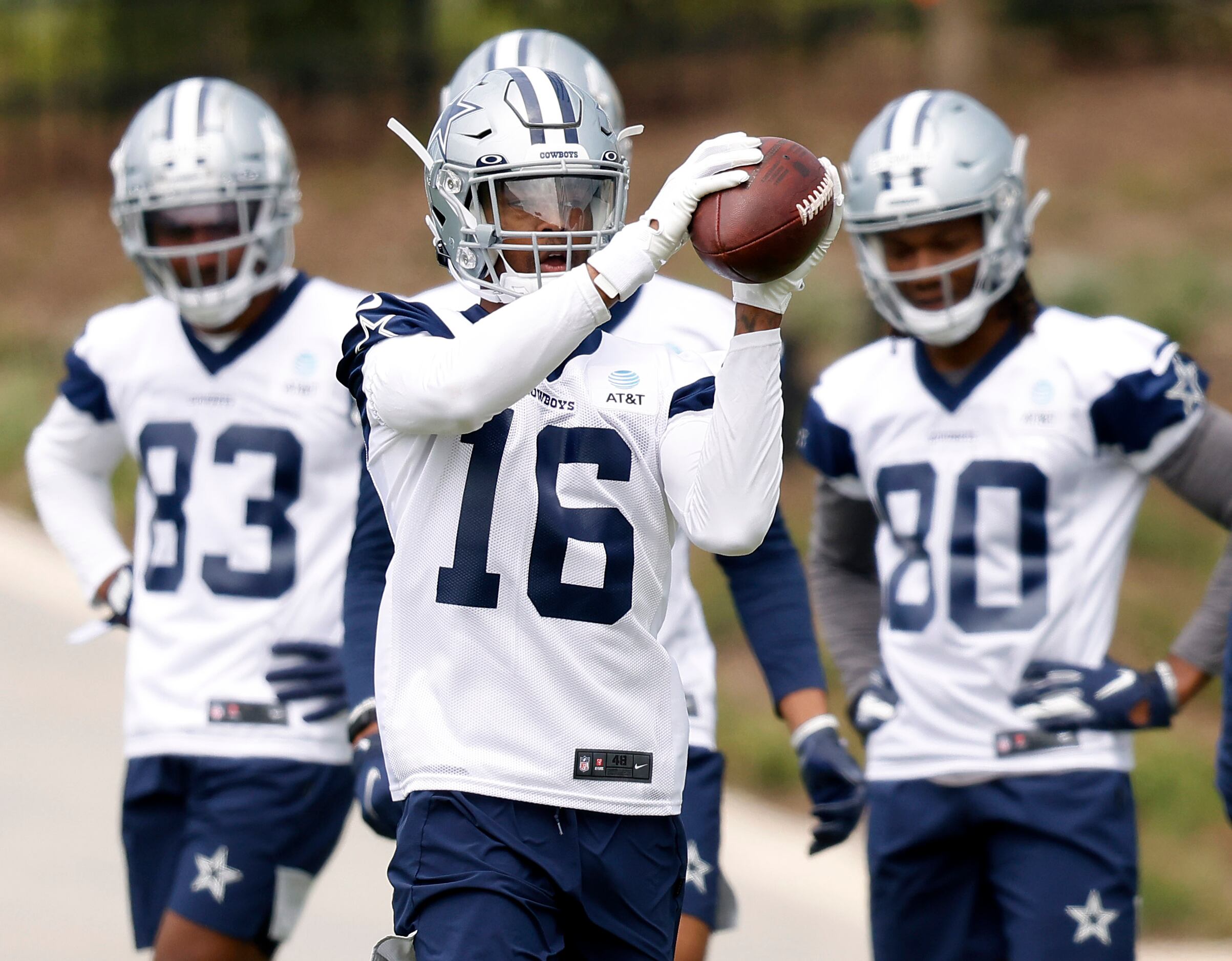 Micah Parsons speaks on MLB role at Cowboys rookie minicamp practice