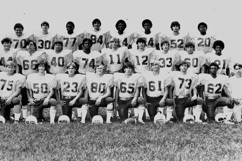 Big Sandy Wildcat  '76 football team.