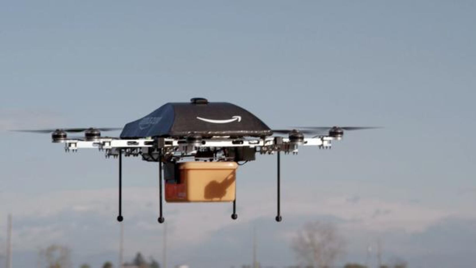 
Amazon said it is developing aerial vehicles as part of Amazon Prime Air.

