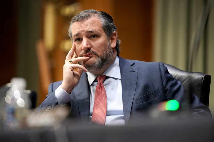 Sen. Ted Cruz at the confirmation hearing for Samantha Power, nominee to be administrator of...