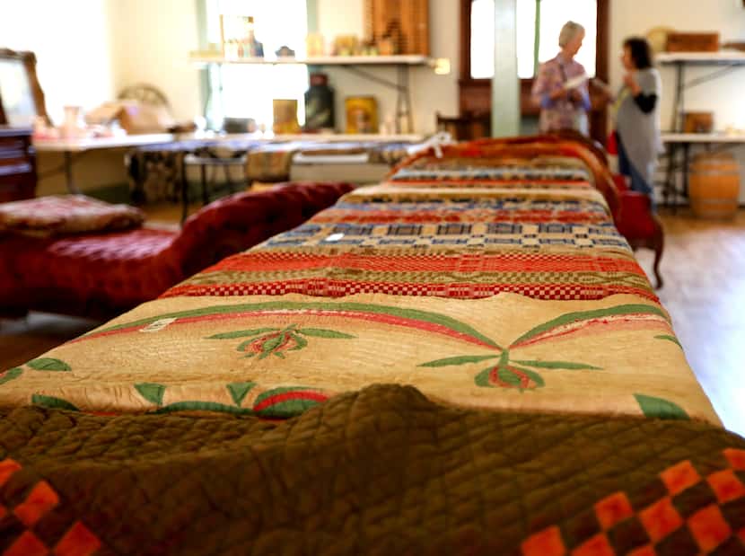 Textiles, including quilts and carpets, were part of the Old City Park sale. The Dallas...