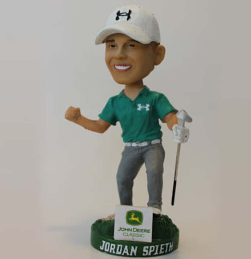 The Jordan Spieth bobblehead that the John Deere Classic gave to about 200 fans in 2014....