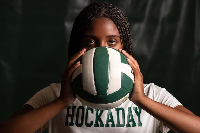 Hockaday volleyball player Lauren Ingram, on Wednesday, July 28, 2022 at The Hockaday School...